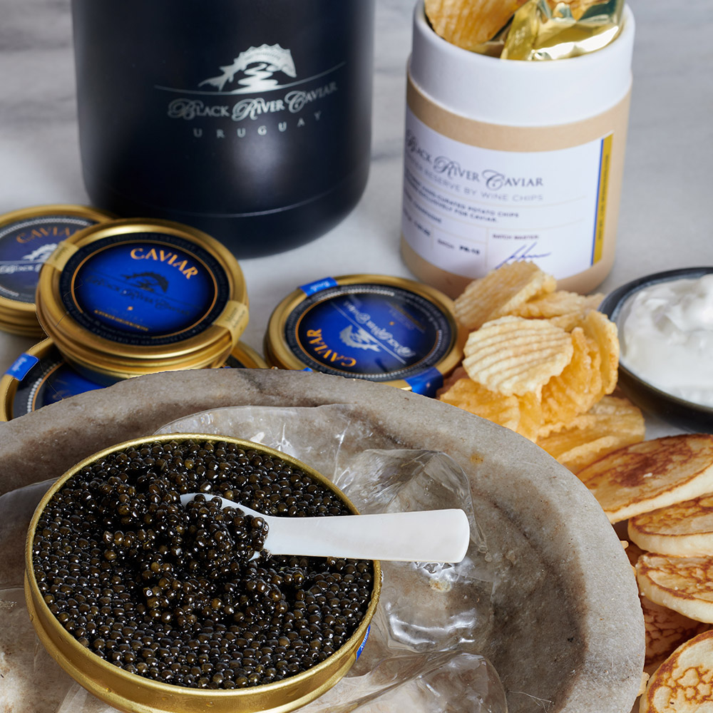 Oscietra Caviar Blini