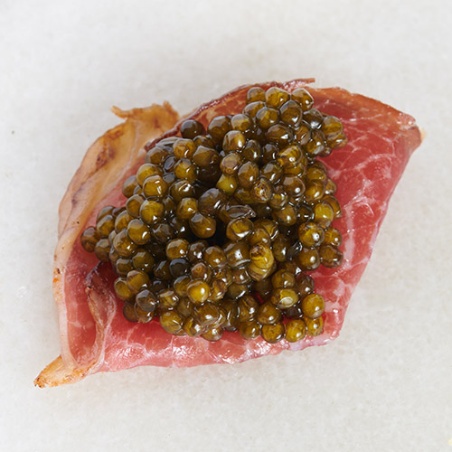 Black River Caviar and Wagyu Bresaola