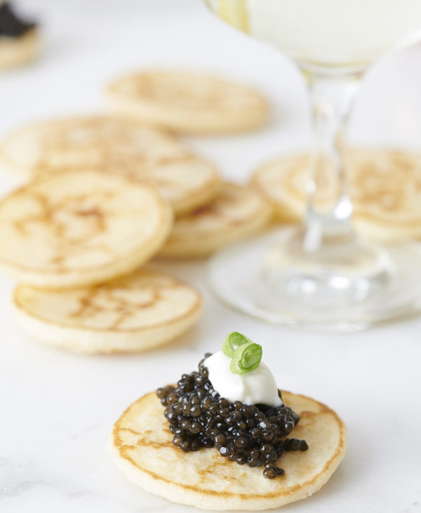 Oscietra caviar and martini