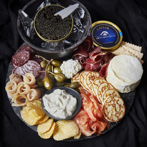 Caviar Charcuterie Board