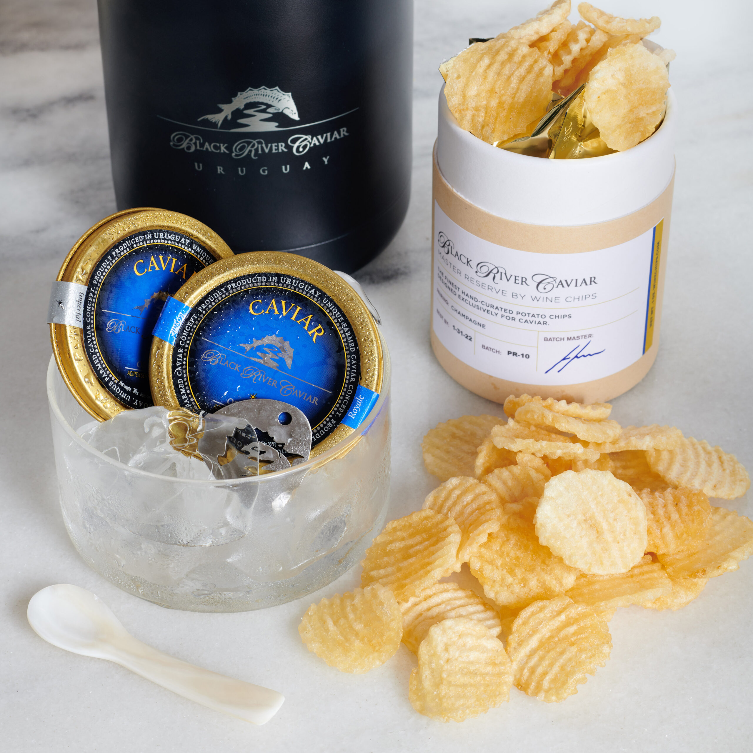 Chips and Black River Oscietra
